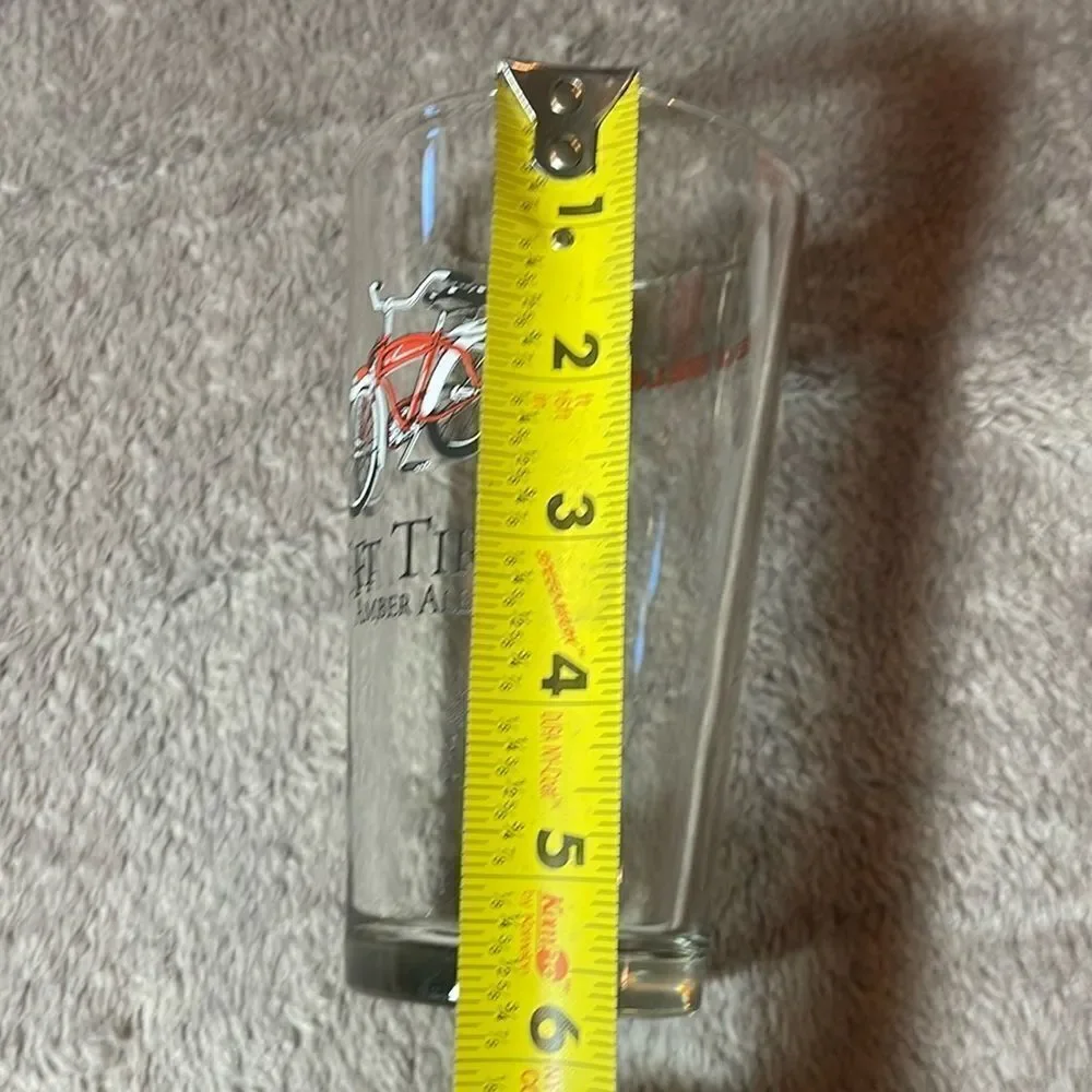 Fat tire beer glass